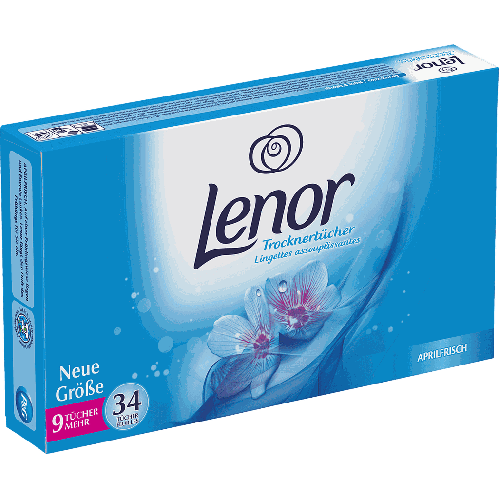 Кондиционер для сушильных машин Lenor 34 шт