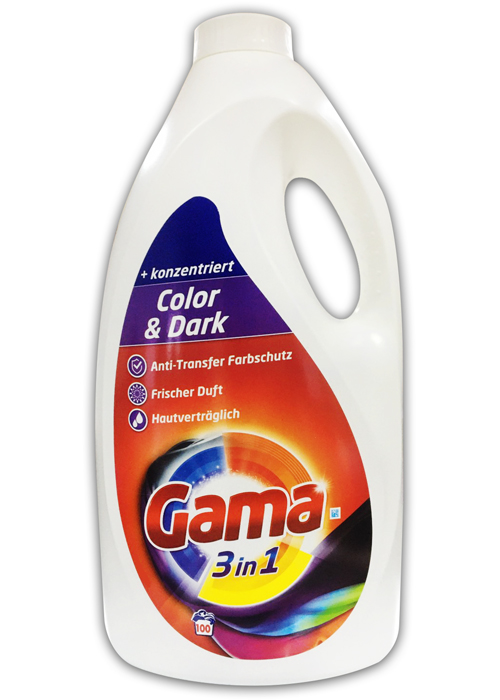 Гель для стирки для цветных и темных тканей Gama Color&amp;Darks 100 стирок / 5 л