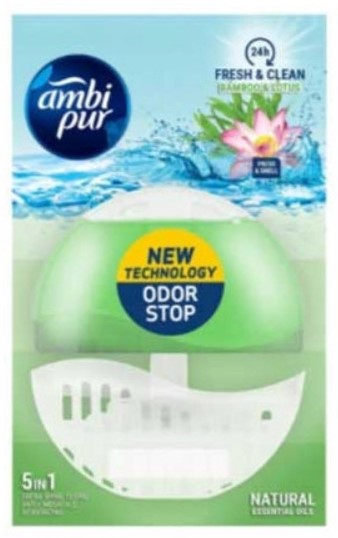 Туалетный блок для унитаза Ambi Pur Tea Tree&amp;Pine 55 мл