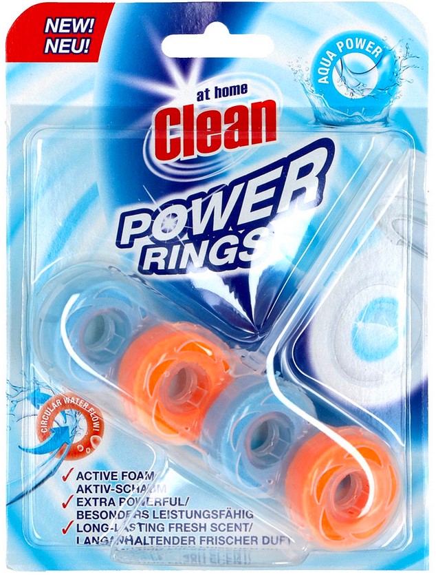 Подвеска для унитаза At Home Rings Aqua 40 гр