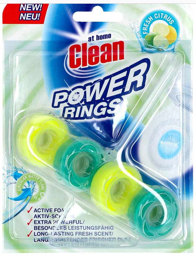 Подвеска для унитаза At Home Rings Citrus 40 гр