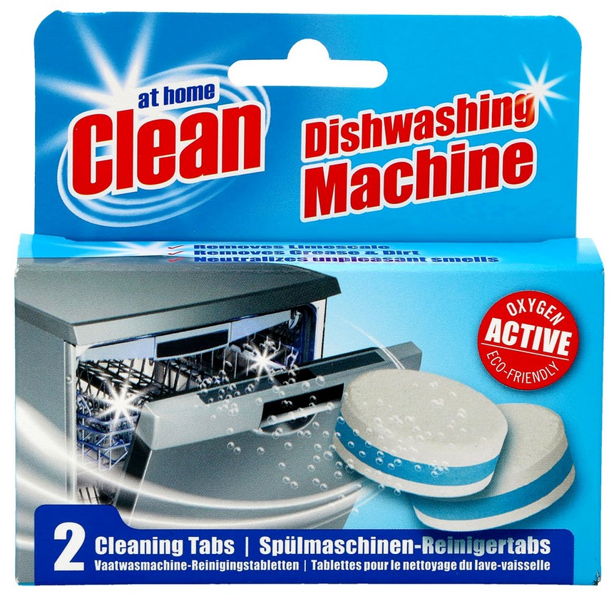 Таблетки для чистки посудомоечных машин At Home, 2 шт
