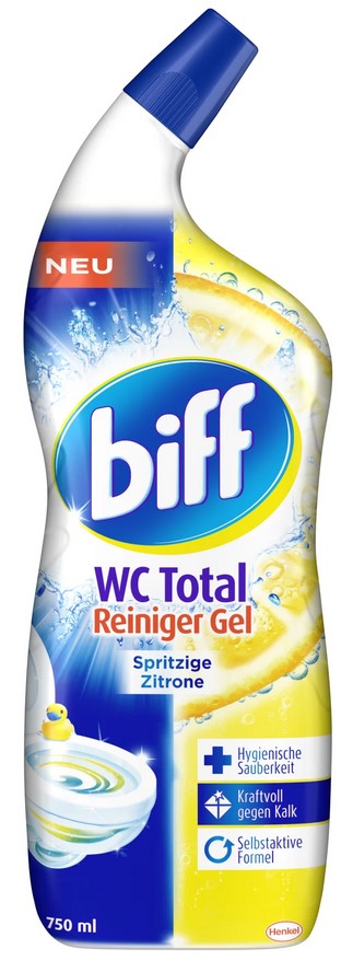 Гель для унитаза Biff Лимон 750 мл
