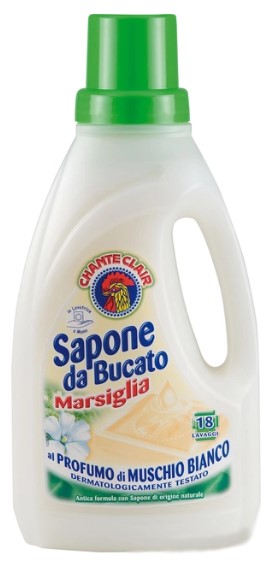 Гель для стирки белья Chante Clair Muschio Bianco 18 стир. / 1 л