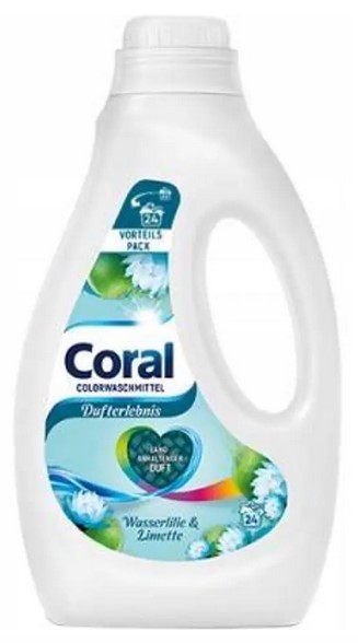 Гель для стирки Coral Color Wasserlilie 20 стир. / 1 л