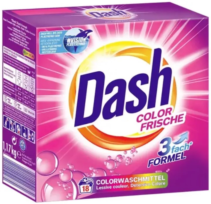 Стиральный порошок Dash Color 18 стир. / 1,17 кг