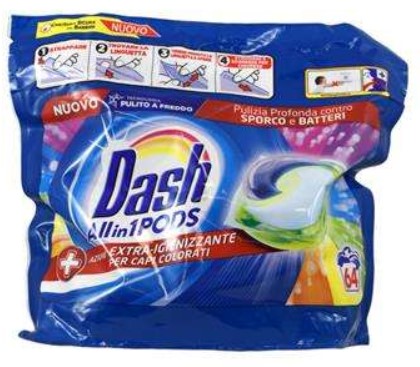 Капсулы для стирки Dash 3 в 1 Color 64 шт