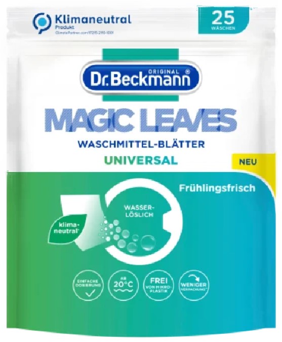 Салфетки для стирки белья Dr Beckmann MAGIC LEAVES Uniwersal, 25 шт