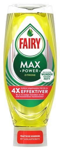 Средство для мытья посуды Fairy Max Power Zitrone 660 мл