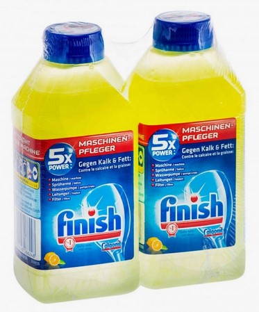 Очиститель для посудомоечной машины Finish Lemon 2x250 мл