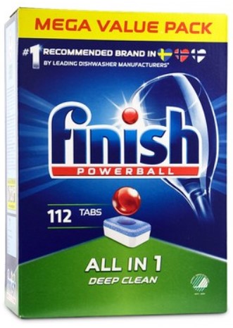 Таблетки для посудомоечной машины Finish All-in-one 112 шт