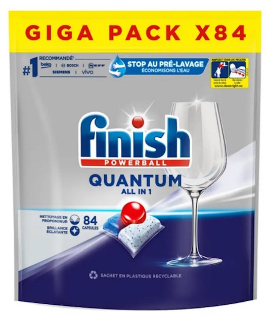 Таблетки для посудомоечной машины Finish Quantum Original 84 шт