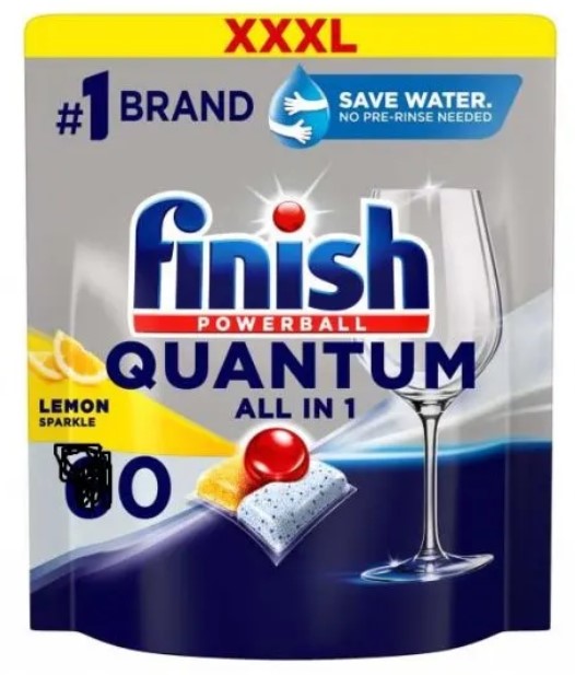 Таблетки для посудомоечной машины Finish Quantum Lemon 90 шт