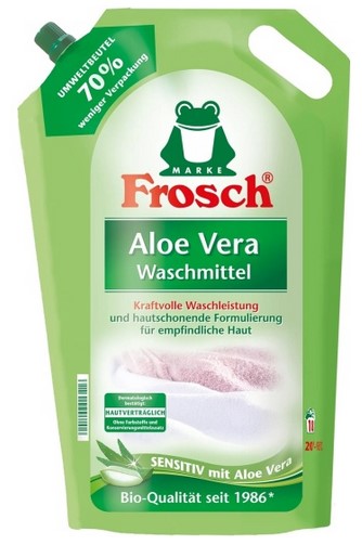 Гель для стирки Frosch Чувствительный с алоэ вера 24 стир. / 1,8 л