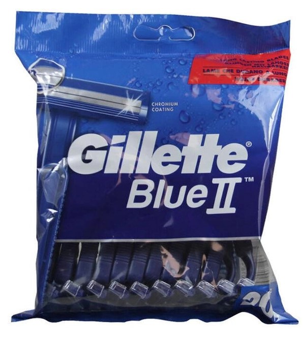 Одноразовые бритвы Gillette Blue2 20 шт