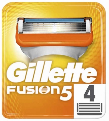 Сменные лезвия для бритвы Gillette Fusion5 Fusion, 4 шт