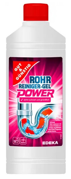 Жидкость для очистки труб Gut&amp;Gunstig 1 л