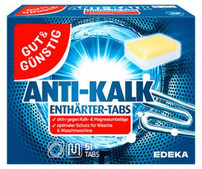 Таблетки против известковых отложений Gut&amp;Gunstig 51 шт