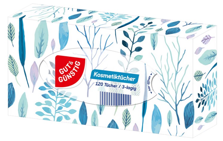 Салфетки в упаковке Gut&amp;Gunstig 90 шт