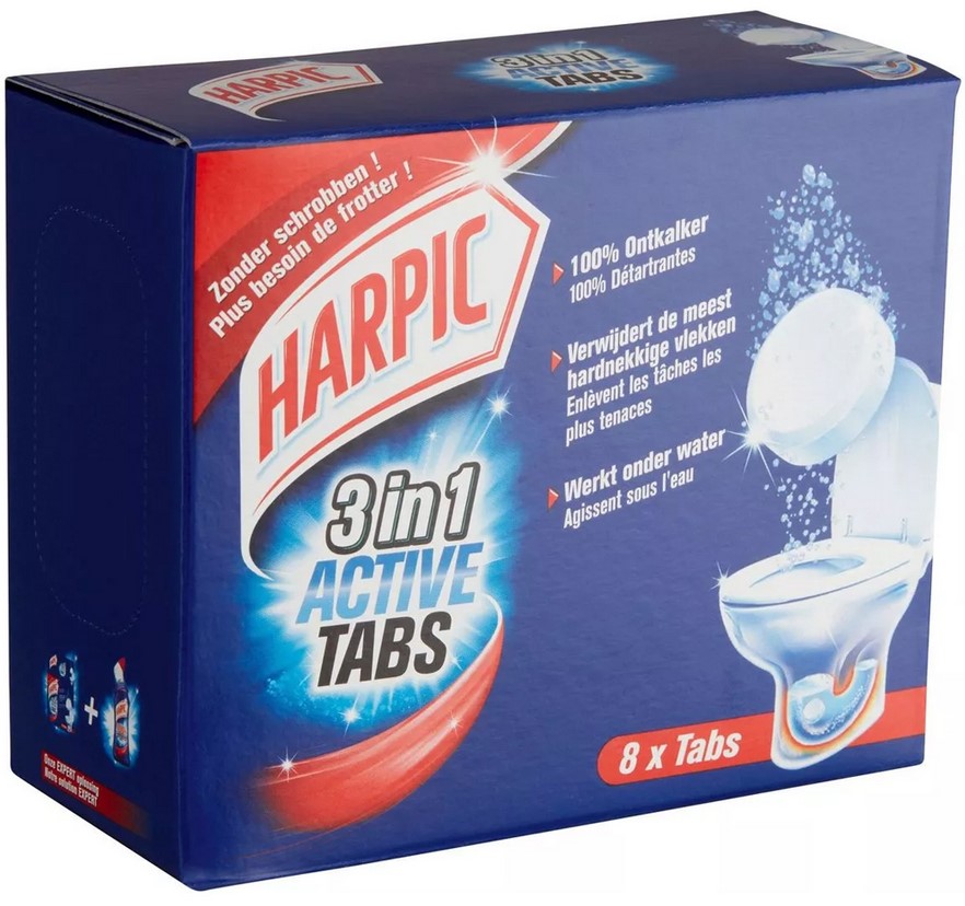 Средство для унитаза в таблетках Harpic 8 шт
