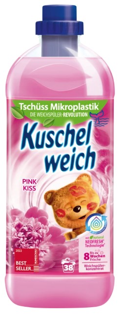 Кондиционер для белья Kuschelweich Розовый поцелуй (розовый) 38 цикл. / 1 л