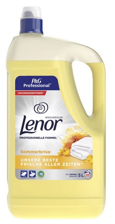 Кондиционер для белья Lenor Летний бриз (желтый) 200 стир. / 5 л