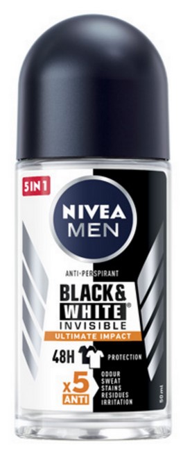 Роликовый дезодорант для мужчин Nivea B&amp;W Невидимое Воздействие 50 мл