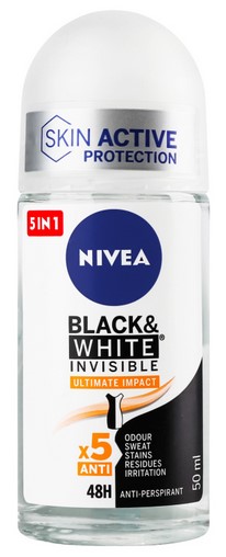 Роликовый дезодорант для женщин Nivea B&amp;W Невидимое Воздействие 50 мл