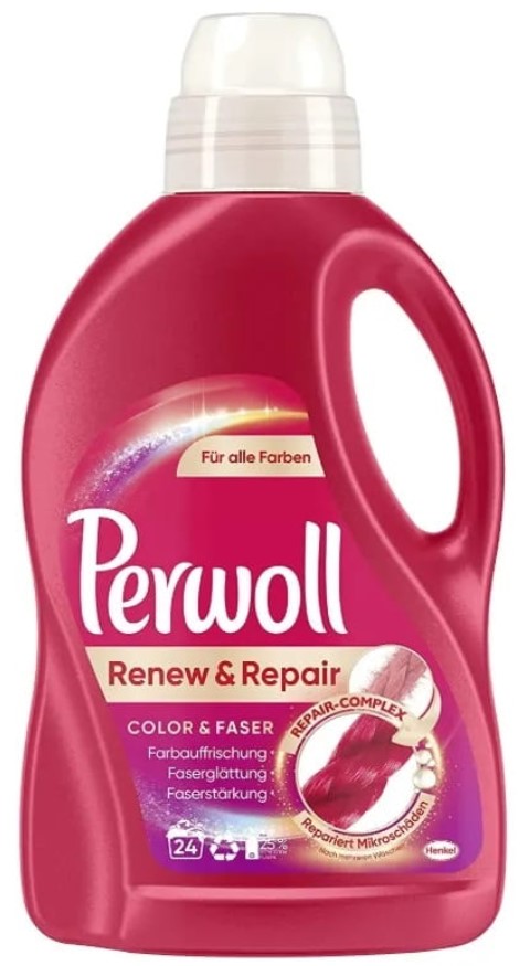 Гель для стирки Perwoll Color (красный) 24 стир. / 1,44 л