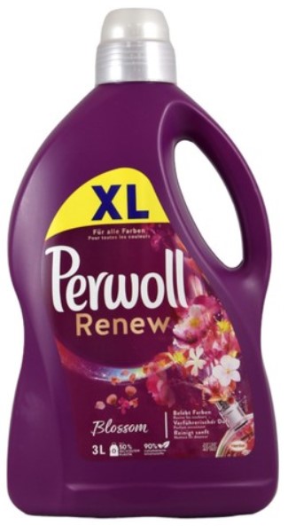 Гель для стирки Perwoll Аромат Blütenrausch (фиолетовый) 50 стир. / 3 л
