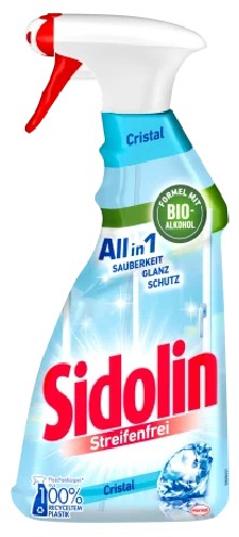 Средство для мытья стекол Sidolin Cristal 500 мл