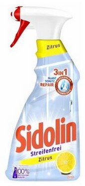 Средство для мытья стекол Sidolin Zitrus 500 мл