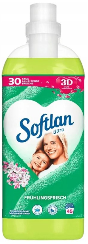 Кондиционер для белья Softlan Fruhling (зеленый) 45 цикл. / 1 л