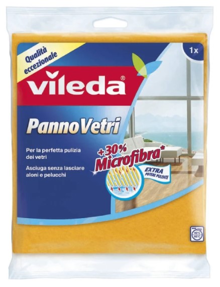 Тряпка для стеклянных поверхностей Vileda VETRI 1 шт