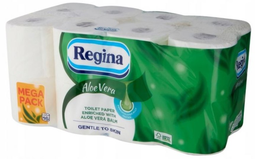 Туалетная бумага Regina Aloe Vera 3 слоя 16 шт