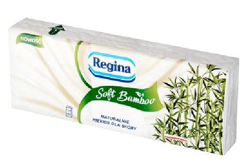Гигиенические салфетки Regina Soft Bamboo четырехслойные 10х9 шт