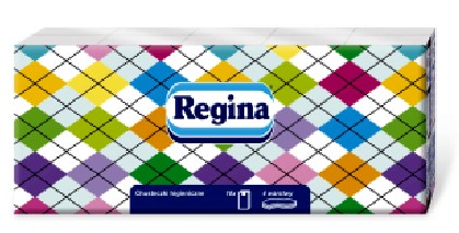 Гигиенические салфетки 4-слойные Regina, 10 уп. по 9 шт