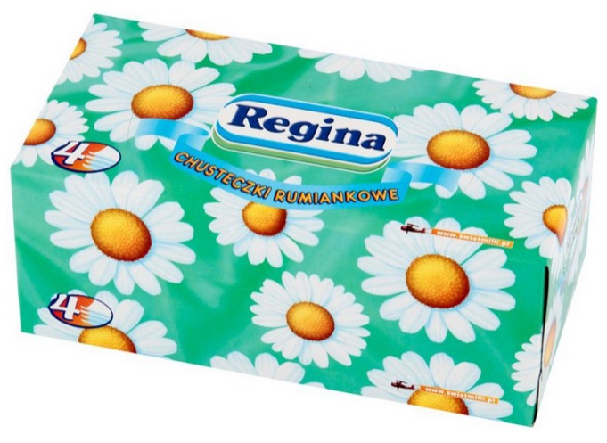 Салфетки в коробке Regina Ромашка 96 шт