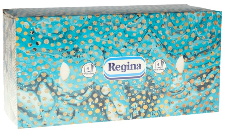Салфетки в коробке Regina Delicatis, 4 слоя, 96 шт